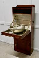 19th Century Art Deco Pullman Style Mahogany & Steel Ships Fold Away Sink (3 of 10) 19th Century Art Deco Pullman Style Mahogany & Steel Ships Fold Away Sink (3 of 10)