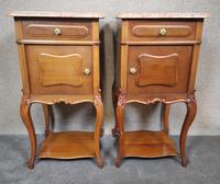 Pair of French Antique Walnut Bedside Cupboards / Night Stands c.1910 (3 of 9) Pair of French Antique Walnut Bedside Cupboards / Night Stands c.1910 (3 of 9)