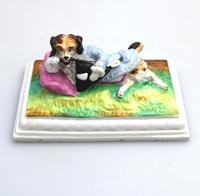 Unusual & Rare Paris Porcelain Novelty Humorous Dog Desk Weight 19th Century (3 of 5) Unusual & Rare Paris Porcelain Novelty Humorous Dog Desk Weight 19th Century (3 of 5)