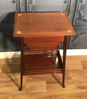 Edwardian Inlaid Mahogany Sewing Box (5 of 11) Edwardian Inlaid Mahogany Sewing Box (5 of 11)