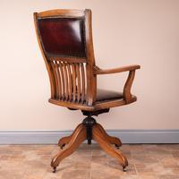 Teak Revolving Office Desk Chair (7 of 17) Teak Revolving Office Desk Chair (7 of 17)