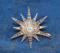 Diamond Star Pendant Set with Old Cut Diamonds (4 of 6) Diamond Star Pendant Set with Old Cut Diamonds (4 of 6)