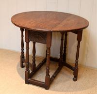 Small Oak Drop Leaf Table c.1920 (5 of 8) Small Oak Drop Leaf Table c.1920 (5 of 8)