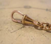 Antique Pocket Watch Chain 1890s French Victorian 14ct Rose Gold Filled Albert (9 of 12) Antique Pocket Watch Chain 1890s French Victorian 14ct Rose Gold Filled Albert (9 of 12)