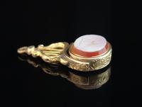 Antique 9ct gold spinning fob, seal fob, Sardonyx and Bloodstone (11 of 12) Antique 9ct gold spinning fob, seal fob, Sardonyx and Bloodstone (11 of 12)