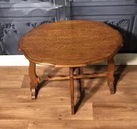 Folding Oak Occasional Table (5 of 6) Folding Oak Occasional Table (5 of 6)