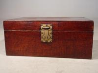 Large Early 20th Century Leather Covered Travel Trunk (2 of 7) Large Early 20th Century Leather Covered Travel Trunk (2 of 7)