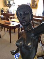 Pair of Bronze Blackamoor Lamps (3 of 9) Pair of Bronze Blackamoor Lamps (3 of 9)