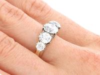 3.29ct Diamond & 18ct Yellow Gold Five Stone Ring c.1925 (8 of 9) 3.29ct Diamond & 18ct Yellow Gold Five Stone Ring c.1925 (8 of 9)