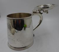 Large Reproduction Charles II Style Silver Lidded Tankard London 1937 (8 of 11) Large Reproduction Charles II Style Silver Lidded Tankard London 1937 (8 of 11)