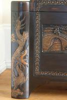 Chinese relief carved camphorwood coffer with an ebonised finish (11 of 23) Chinese relief carved camphorwood coffer with an ebonised finish (11 of 23)