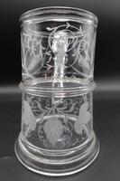 Splendidly Shaped & Complex Early 19th Century Glass Tankard (2 of 4) Splendidly Shaped & Complex Early 19th Century Glass Tankard (2 of 4)