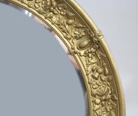French 19th Century Gilt Brass 3ft Circular Mirror (5 of 6) French 19th Century Gilt Brass 3ft Circular Mirror (5 of 6)