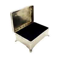 Antique Sterling Silver 4" x 3" Trinket Box 1918 (7 of 9) Antique Sterling Silver 4" x 3" Trinket Box 1918 (7 of 9)