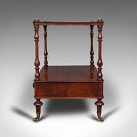 Antique Two Tier Side Table, Mahogany Whatnot, Regency Canterbury, Display Stand (5 of 12) Antique Two Tier Side Table, Mahogany Whatnot, Regency Canterbury, Display Stand (5 of 12)