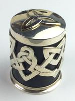 Solid Silver "Hallmarked" Celtic Lidded Pot Very Unusual Available Worldwide (8 of 10) Solid Silver "Hallmarked" Celtic Lidded Pot Very Unusual Available Worldwide (8 of 10)