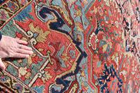 Antique Heriz Room Size Carpet 360x271cm (6 of 9) Antique Heriz Room Size Carpet 360x271cm (6 of 9)