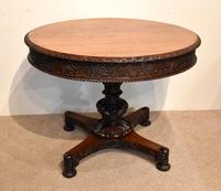 19th Century Anglo Indian Rosewood Padouk Centre Table