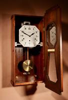 A vedette plain very stylish art deco westminster carillon walnut wall clock french circa 1935 (14 of 15) A vedette plain very stylish art deco westminster carillon walnut wall clock french circa 1935 (14 of 15)