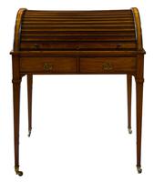 Satinwood Tambour Topped Desk c.1890 (3 of 10) Satinwood Tambour Topped Desk c.1890 (3 of 10)