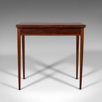 Antique Fold Over Card Table, English, Mahogany, Games, Occasional, Edwardian (3 of 12) Antique Fold Over Card Table, English, Mahogany, Games, Occasional, Edwardian (3 of 12)