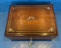 William IV Rosewood Box with Mother of Pearl Inlay (11 of 13) William IV Rosewood Box with Mother of Pearl Inlay (11 of 13)