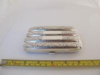 Outstanding Quality Victorian Silver Cigar Case Joseph Gloster Birmingham 1901 (5 of 9) Outstanding Quality Victorian Silver Cigar Case Joseph Gloster Birmingham 1901 (5 of 9)