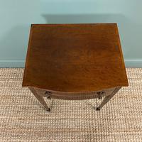 Elegant Victorian Mahogany Bow Front Antique Side Table (5 of 5) Elegant Victorian Mahogany Bow Front Antique Side Table (5 of 5)