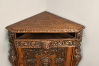 Antique Carved Oak Green Man Corner Cabinet (7 of 7) Antique Carved Oak Green Man Corner Cabinet (7 of 7)