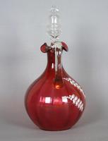 Victorian Hand Blown Cranberry Glass Decanter (2 of 5) Victorian Hand Blown Cranberry Glass Decanter (2 of 5)