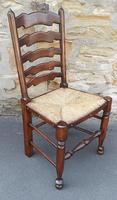 Set of 12 Oak Ladder Back Dining Chairs - Royal Oak Furniture (5 of 15) Set of 12 Oak Ladder Back Dining Chairs - Royal Oak Furniture (5 of 15)
