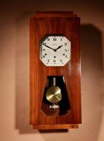 A vedette plain very stylish art deco westminster carillon walnut wall clock french circa 1935 (10 of 15) A vedette plain very stylish art deco westminster carillon walnut wall clock french circa 1935 (10 of 15)