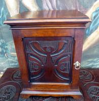 Collectors Cabinet Arts and Crafts Country Oak 1900