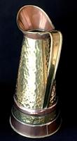 Arts & Crafts Brass & Copper Planished Jug (3 of 5) Arts & Crafts Brass & Copper Planished Jug (3 of 5)