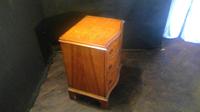 Burr Walnut Queen Anne Style Serpentine Fronted Chest Set of Three Drawers (3 of 4) Burr Walnut Queen Anne Style Serpentine Fronted Chest Set of Three Drawers (3 of 4)