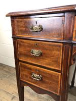 Edwardian Inlaid Mahogany Desk with Leather Top (11 of 11) Edwardian Inlaid Mahogany Desk with Leather Top (11 of 11)