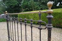 Original Victorian Brass and Iron King Size 5ft Bedstead. Bed Fully Restored in Your Choice of Colour (4 of 15) Original Victorian Brass and Iron King Size 5ft Bedstead. Bed Fully Restored in Your Choice of Colour (4 of 15)