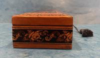 Victorian Satinwood Glove Box With Tunbridge Ware Inlay (9 of 12) Victorian Satinwood Glove Box With Tunbridge Ware Inlay (9 of 12)