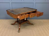 Fine Regency Inlaid Mahogany Library Table (5 of 16) Fine Regency Inlaid Mahogany Library Table (5 of 16)