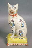 Pretty Pair of Early Victorian Staffordshire Cats on Cushions (11 of 12) Pretty Pair of Early Victorian Staffordshire Cats on Cushions (11 of 12)