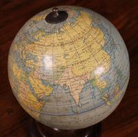 English Globe With Its Wooden Base - Early 20th Century (6 of 7) English Globe With Its Wooden Base - Early 20th Century (6 of 7)