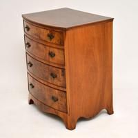 Antique Burr Walnut Bow Front Chest of Drawers (2 of 9) Antique Burr Walnut Bow Front Chest of Drawers (2 of 9)