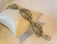 Vintage Sterling Silver Leaf Bracelet 1960s Beaucraft USA 6 3/4" Length 28 Grams (6 of 12) Vintage Sterling Silver Leaf Bracelet 1960s Beaucraft USA 6 3/4" Length 28 Grams (6 of 12)