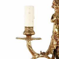 Set of Four Gilt Brass Wall Lights (7 of 8) Set of Four Gilt Brass Wall Lights (7 of 8)