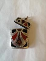 Arts & Crafts Period Silver, Agate & Hardstone Vesta Case (6 of 6) Arts & Crafts Period Silver, Agate & Hardstone Vesta Case (6 of 6)