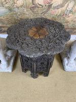 19th Century Indian Carved Occasional Table (5 of 7) 19th Century Indian Carved Occasional Table (5 of 7)
