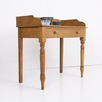 C19th Antique Painted Single Drawer Washstand Side Table No.1