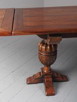 Jacobean Style Carved Oak Pull Out Dining Table (5 of 12) Jacobean Style Carved Oak Pull Out Dining Table (5 of 12)