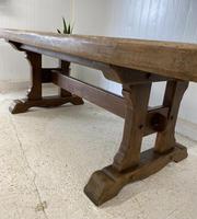 Large French Oak Farmhouse Refectory Dining Table (10 of 10) Large French Oak Farmhouse Refectory Dining Table (10 of 10)