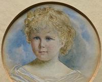 Albany E Howarth ARE Miniature Watercolour Portrait Painting of Little Girl (4 of 11) Albany E Howarth ARE Miniature Watercolour Portrait Painting of Little Girl (4 of 11)